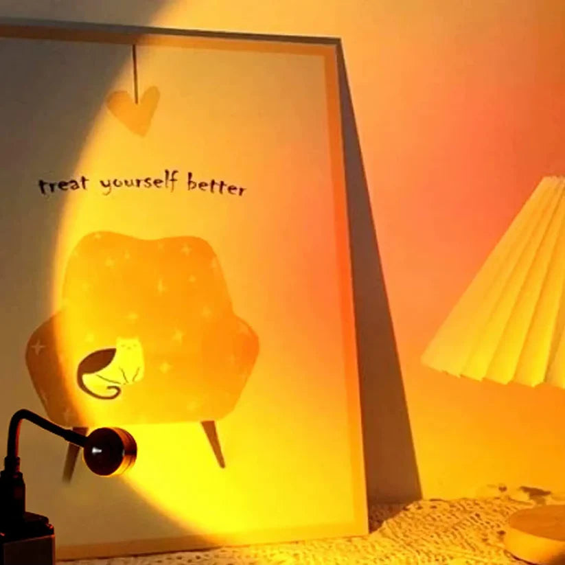 Sunset Glow Lamp – Warm Ambient Projector