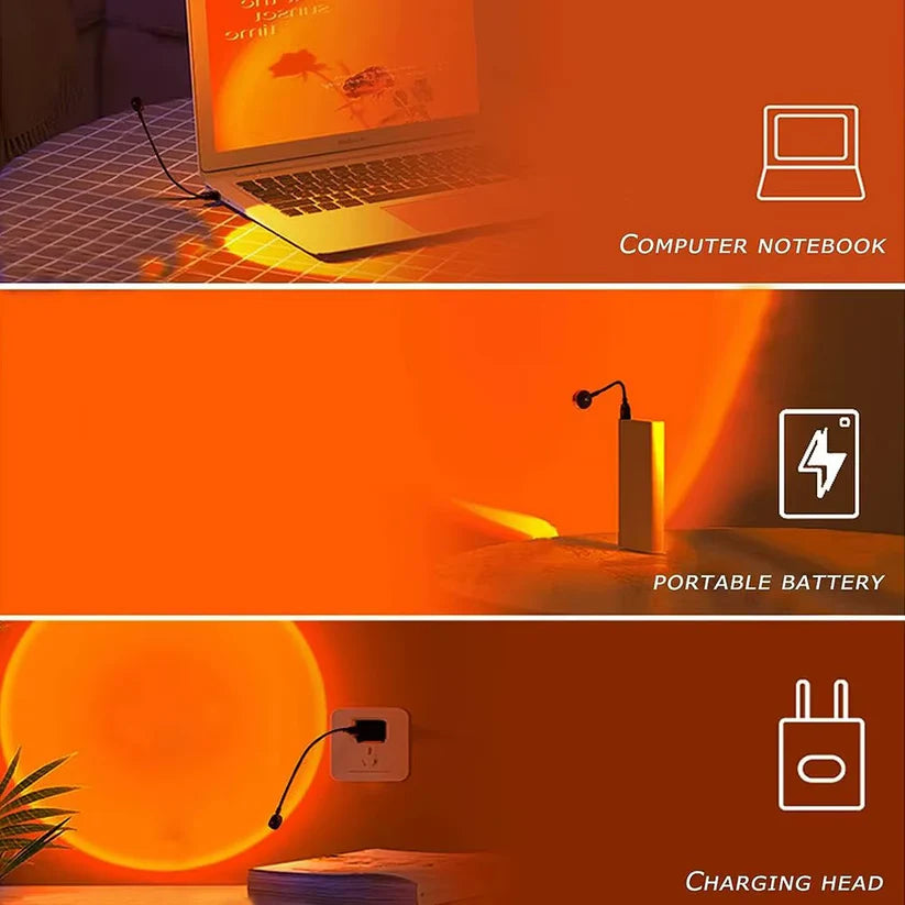 Sunset Glow Lamp – Warm Ambient Projector